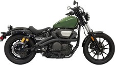 Bassani 3B1F2B Black Radius Sweeper Pipes picture