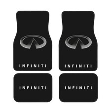 4 Piece Infiniti Car Front & Rear Floor Mat Set Non-Slip Carpet Mats picture