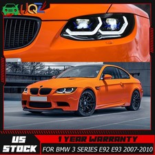 For HID/Xenon 2007-2010 BMW E92 E93 328i 335i Coupe F32 Style LED Headlights 2PC picture