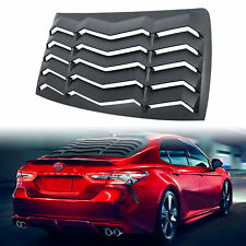 Rear Window Louver Windshield Cover Matte Black For Toyota Camry Sedan 2018-2021 picture