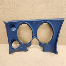 69-77 C3 Corvette LEFT Dash Panel Pad Tach & Speedo Gauge Surround Drivers OE picture