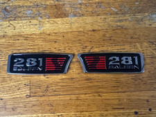 1994 - 2014 FORD MUSTANG SALEEN S-281 S281 FRONT FENDER EMBLEMS L/R SET OEM picture