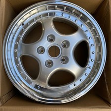 1PC CUSTOM FORGED CLASSIC WIDE SILVER STYLE WHEELS RIM FOR 1981-1986 PORSCHE 944 picture