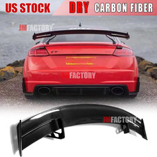 DRY Carbon Fiber Rear Trunk Spoiler Wing Lip Fit Audi TT TTS TTRS R8 Coupe 13-24 picture