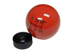 VMS RED BLACK FING FAST SHIFT KNOB FOR 5 SPEED SHORT THROW SHIFTER LEVER 12X1.75 picture