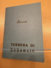 Ferrari 246 GT GTS Dino Warranty Card Book Italian Tessera Di Garanzia New picture