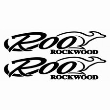 Rockwood Roo By FW 5TH Wheel Camper RV Trailer Vinyl Decals 2PC OEM New Oracle picture