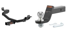 CURT Trailer Hitch Tow Cargo Package 2in Receiver, Ball Mount, Pin & Clip #13395 picture