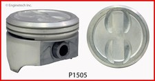 Enginetech P1505(8)STD Engine Piston Set Without Rings for 4.00-inch Bore picture