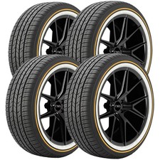 (QTY 4) 275/65R18 Vogue Custom Built Radial SCT2 116H XL Gold/White Tires picture