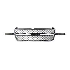 Grille Assembly For 2003-06 Chevrolet Silverado 1500 Honeycomb Chrome and Black picture