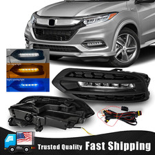 Fit 2019 2020 2021 2022 Honda HR-V HRV three color LED DRL Front Fog Lights Lamp picture