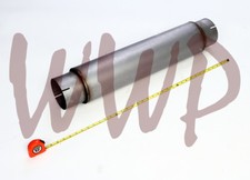 Universal Stainless Steel High Flow Turbo Exhaust Muffler 4