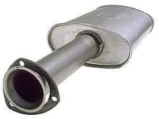 Hedman 3 Bolt Flange Turbo Header Muffler Exhaust System Diameter: 2.5