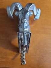 NOS MoPar 1981-93 Dodge Truck Ram Charger Hood Ornament Ram Head picture
