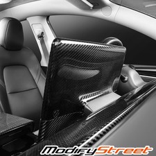 For 17-23 TESLA Model 3/Y Display Shade Cover Carbon Fiber Black picture