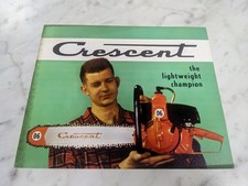 Vintage Crescent 06 Chainsaw Ad Literature Brochure Partner TS Husqvarna E70 F70 picture