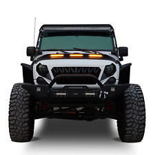 Off-Road ABS Hood Stone Guard Bug Deflector Shield for Jeep Wrangler JK 07-18 picture