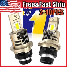 AUTOONE D2S LED Headlight Bulbs White Lights Super Bright 12000LM Lamps Kit2-10X picture
