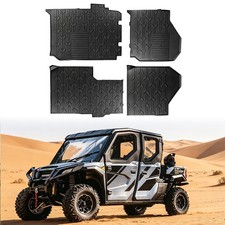 SHINJEW 4PCS Front&Rear Floor Mats for Kawasaki Ridge Crew 2025-2026 picture
