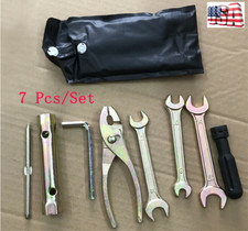 7 Pcs/Set New Motorcycle Spark Plug Spanner Wrench Socket Plier Tool Kit Durable picture