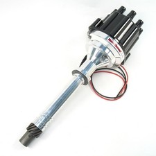 Pertronix D200800 Dist Billet Marine Fits Chevy black Cap picture