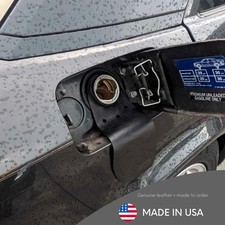 Fuel Bib For Mercedes Benz W124 Or R129 Genuine Leather-PREMIUM FUEL ONLY picture