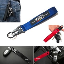 1Pcs JDM MUGEN Racing Blue Keychain Metal key Ring Hook Strap Lanyard Nylon picture