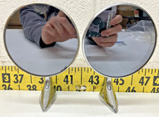 Nice OEM GM Set of 2 Side View Mirror's 565472 M751 1954-1956 Oldsmobile (SC6) picture