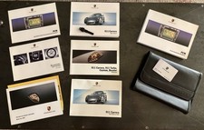 2007 Porsche Carrera Manual, Emergency Key, Headlight Release Card Complete Case picture