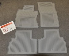 Infiniti Q50 All Weather Floor Mats 2014-2023 OEM Rubber Gray 4-Piece Set 