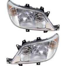 Headlight Assembly Set For 2003-2006 Dodge Sprinter 2500 Left Right With Bulb picture