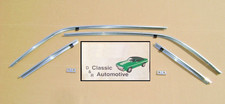 1968-1969 Camaro Firebird Roof Rail Stainless Trim Weatherstrip Channels 6Pc Set picture