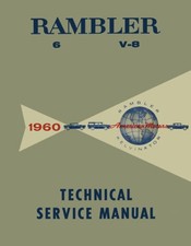 1960 AMC Ambassador, Classic, Rebel Factory Shop Service Manual picture