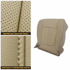 Driver Bottom Seat Cover Fits For 2011-2016 Ford F250 F350 Super Duty Lariat Tan picture