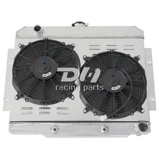 3Row Radiator+Shroud+Fan For 1973-1985 Jeep CJ5 CJ6 CJ7 Scrambler Chevy Swap V8 picture