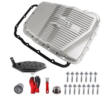 Upgraded aluminum 264-357 Oil Pan with Magnetic Drain Plug & Gasket 65RFE 68RFE picture
