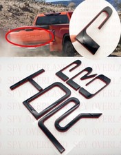 Double Layer Black Red TAILGATE TRD PRO LETTER FOR TOYOTA TUNDRA 2022 - 2026 picture