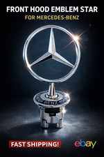 Mercedes Benz Hood Star Ornament Emblem for C-Class E-Class S-Class picture
