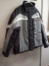 NWT CKX Mens Technowear Insulated Snowmobile Jacket Gray/Black Size MED Closeout picture