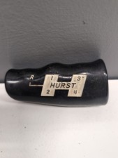 HURST Black Plastic T Handle Vintage 1970s picture