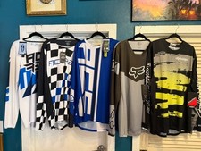 Lot of 5  MX Motocross Jersey Acerbis TLD Fox Moto Shirt 2XL ALL NWT picture