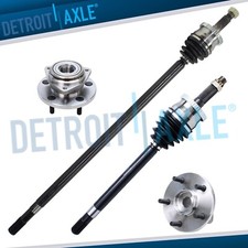 4WD Front CV Axle Shafts Wheel Bearing Hubs for 1999-2004 Jeep Grand Cherokee picture