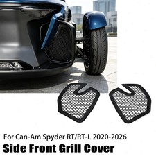 Black Aluminum Side Front Grill Cover For Can-Am Spyder RT 2020-2026 2025 picture