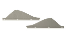 Aftermarket Mercedes-Benz Windows Side Triangle Covers - C124 - Set - Light Gray picture