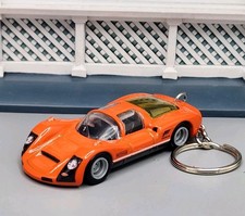 1966 Porsche 906 Carrera 6 Orange Custom 1/64 Scale Diecast 🎁AWESOME GIFT🎁 picture