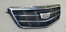 2015-2019 Cadillac ATS Upper Grille Silver & Black With Emblem 2016 2017 2018 picture