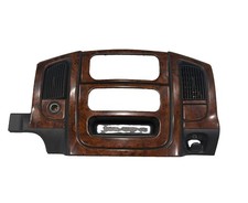 2002-2005 Dodge Ram 1500 2500 3500 Center Dash Radio/Climate Bezel Woodgrain OEM picture