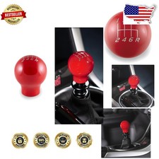 Ergonomic Gloss Red Shift Knob 500g for Subaru WRX STI 2004-2021 Stainless Steel picture