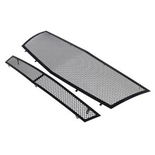 Fits 2008-2013 Cadillac CTS/11-14 Coupe Stainless Black Mesh Grille Insert Combo picture